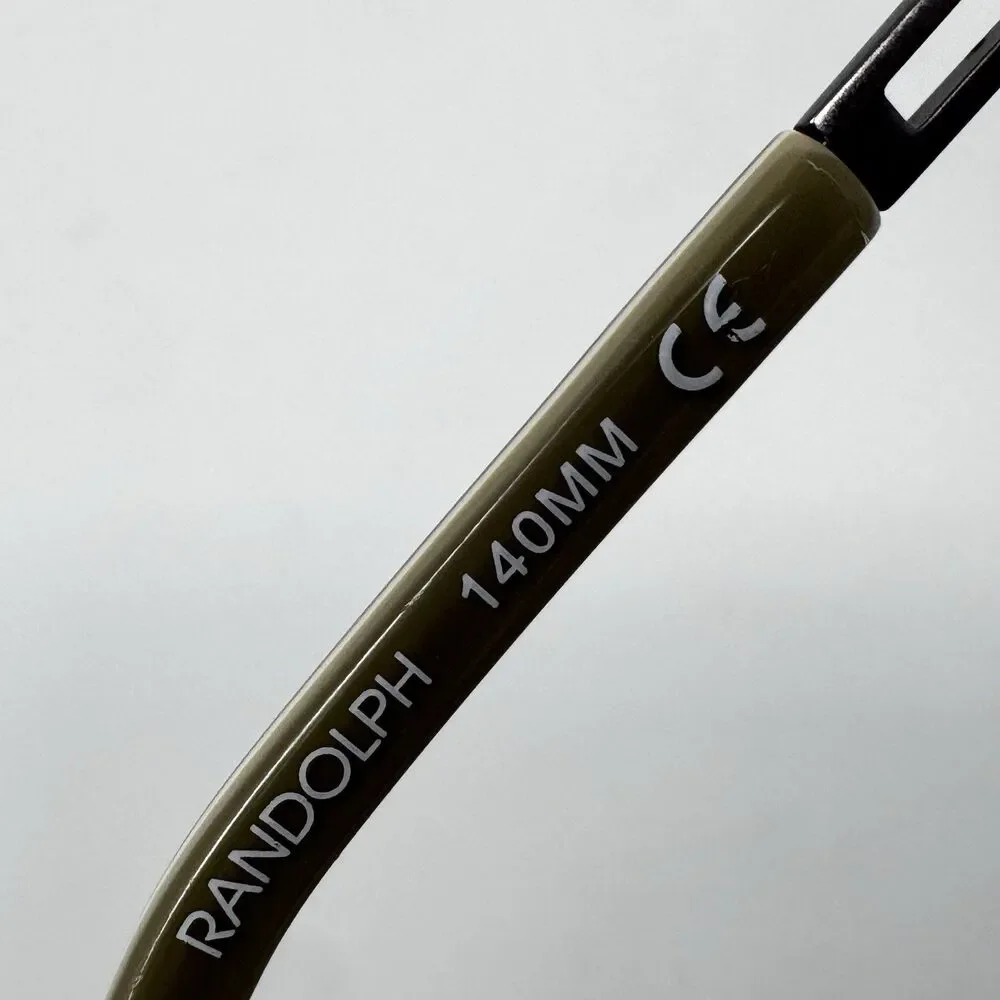 Randolph Willow Matte Gunmetal Eyeglass Frames 52-18-140 Made in Japan
